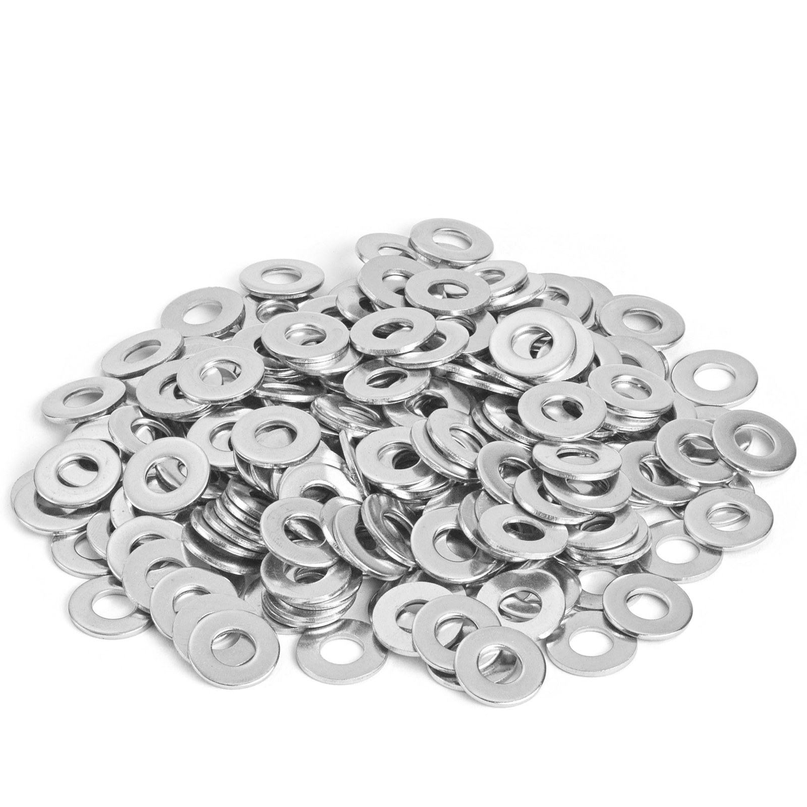 100Pcs Flat Washers for Screws, 1/4″ Small Washer, Premium 18-8 (304) Stainle…