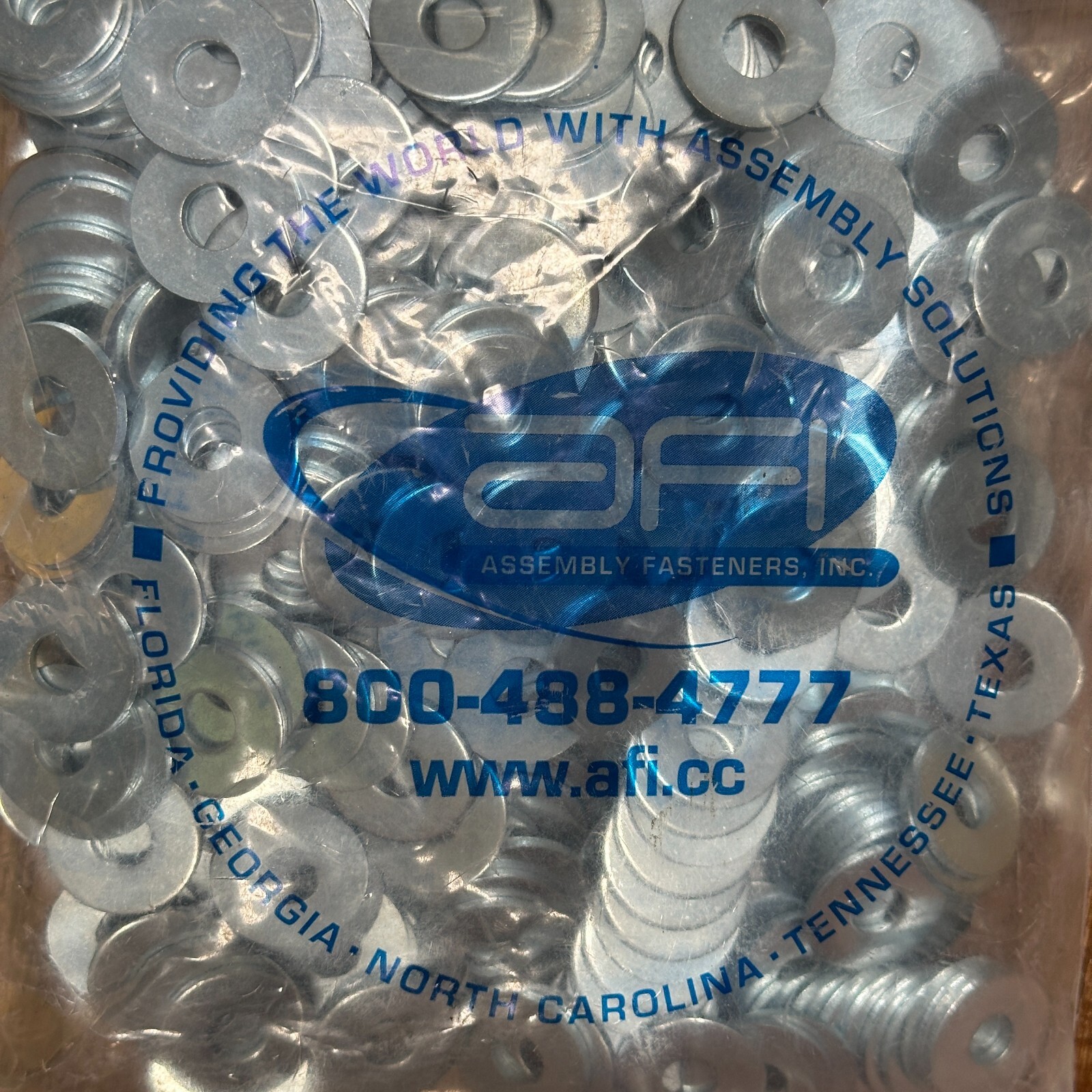 (100) M8 Fender Washer ISO7093 8mm Metric Assembly Fasteners Inc USA