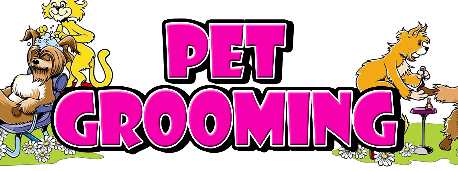 PET GROOMER DECAL sticker dog grooming clippers kennel vet boarding groom