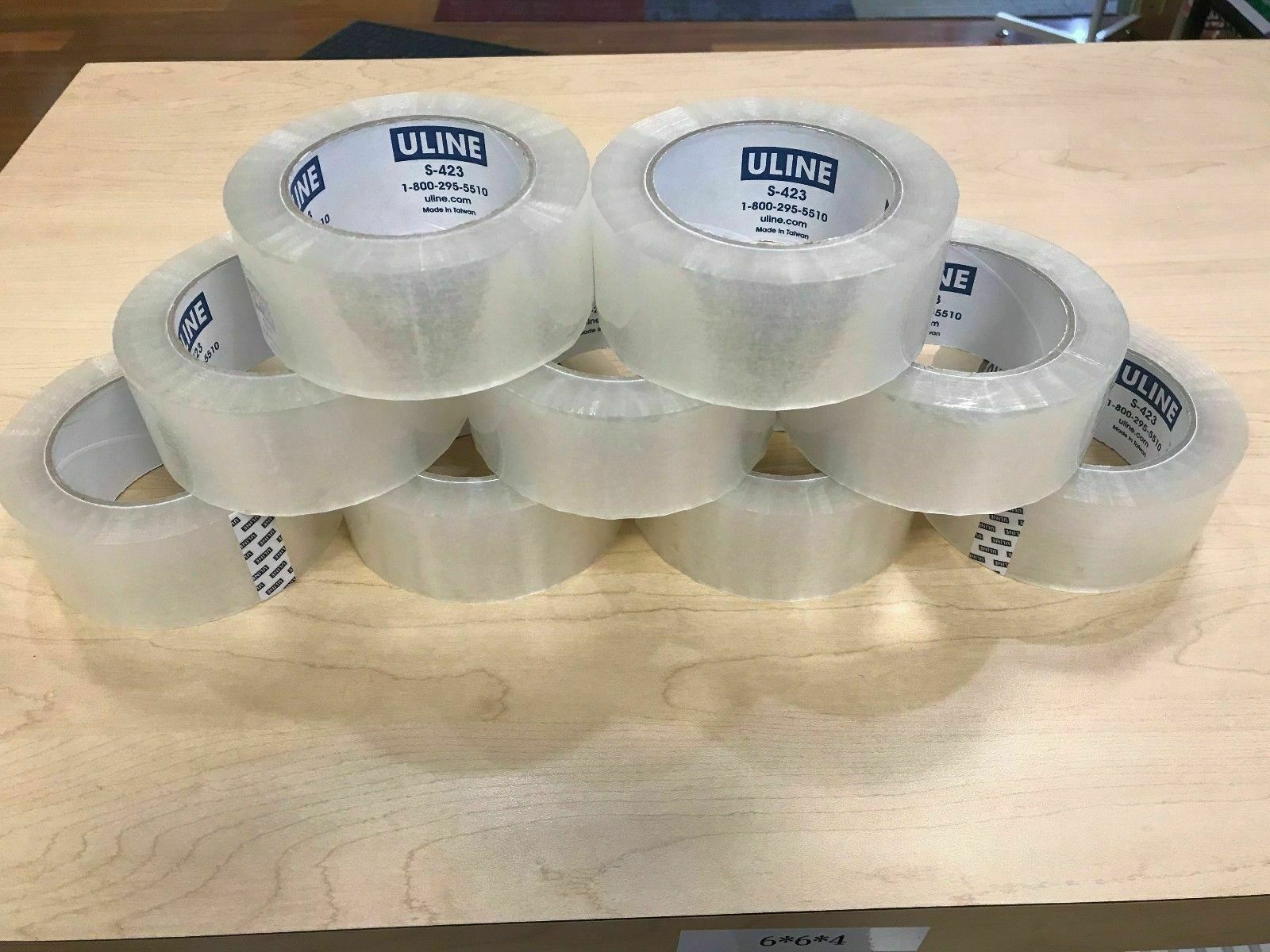 (24) ULINE S-423 2″ x 110yds 2mil PACKING / SHIPPING TAPE ROLLS ~FREE SHIPPING~
