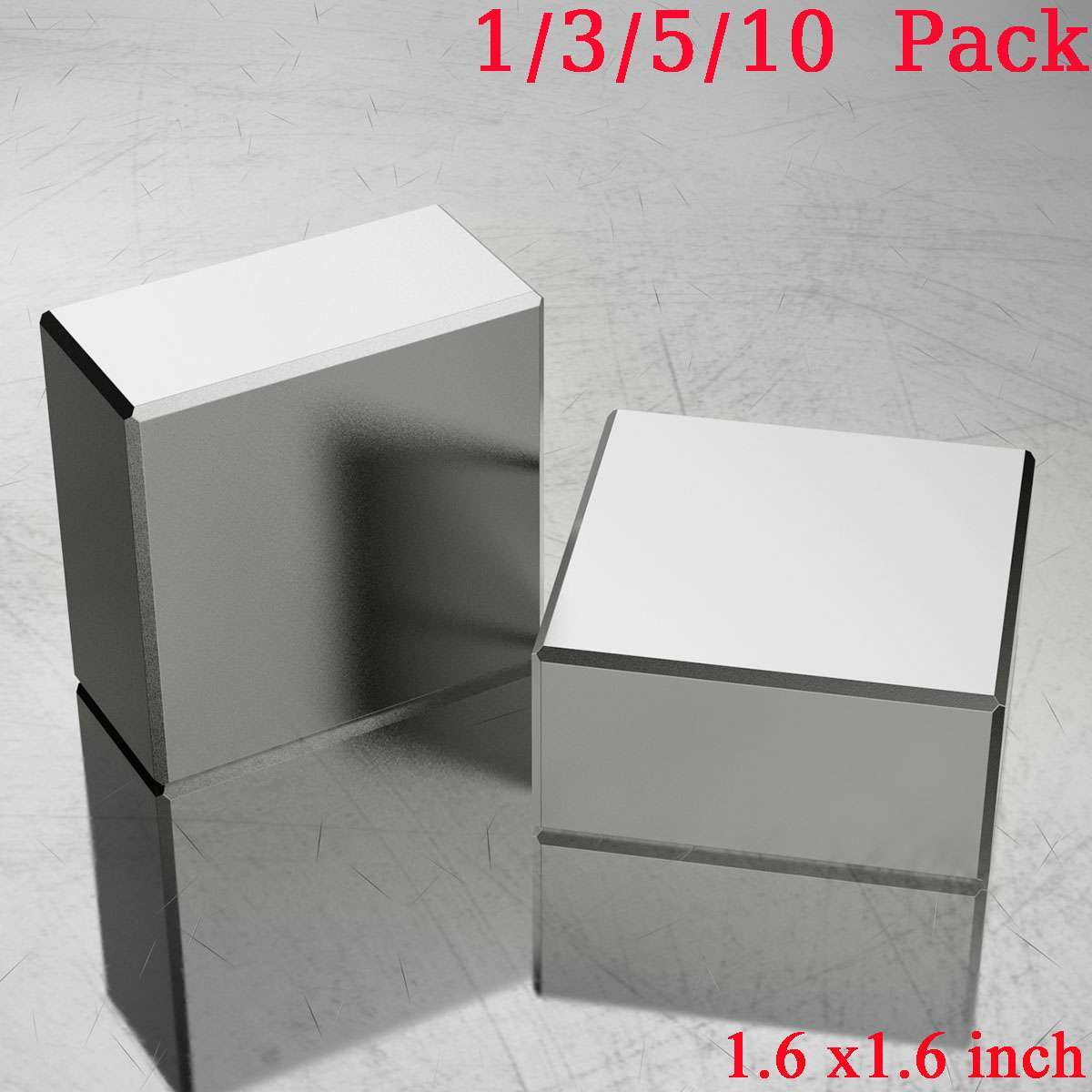 1-10Pc Big Block Magnets Strong N52 Neodymium Large Magnet Rare Earth 40x40x20mm