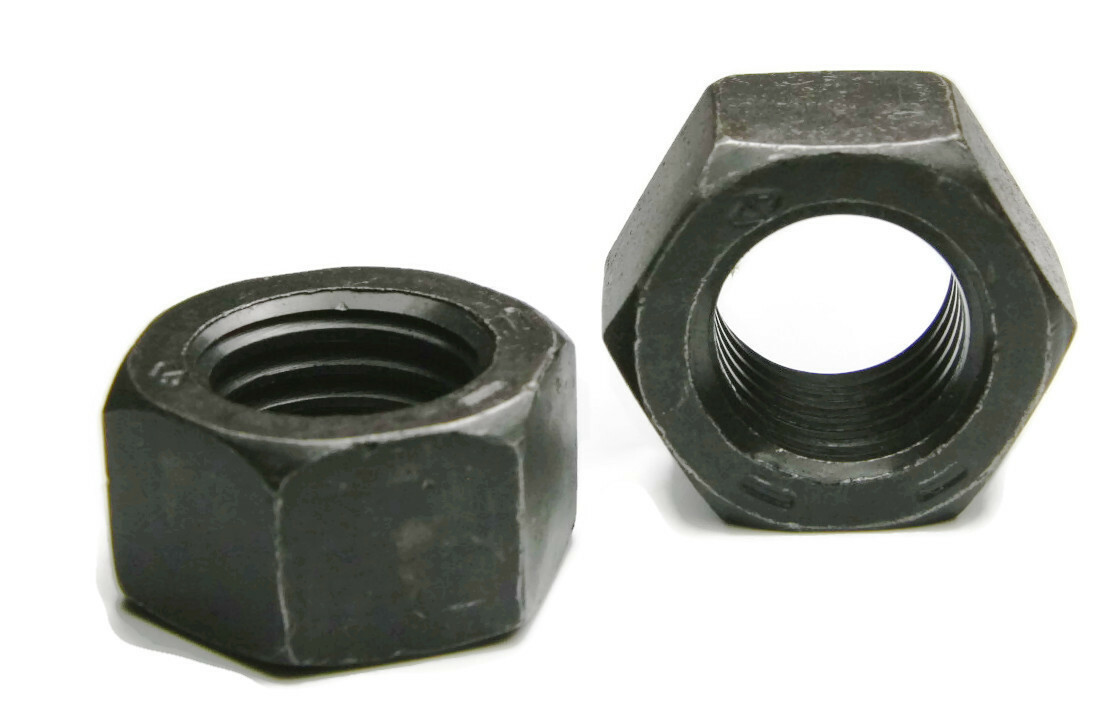 Grade 8 Steel Hex Nuts Plain Alloy Steel Finished Nuts – 1/4″ to 2-1/2″