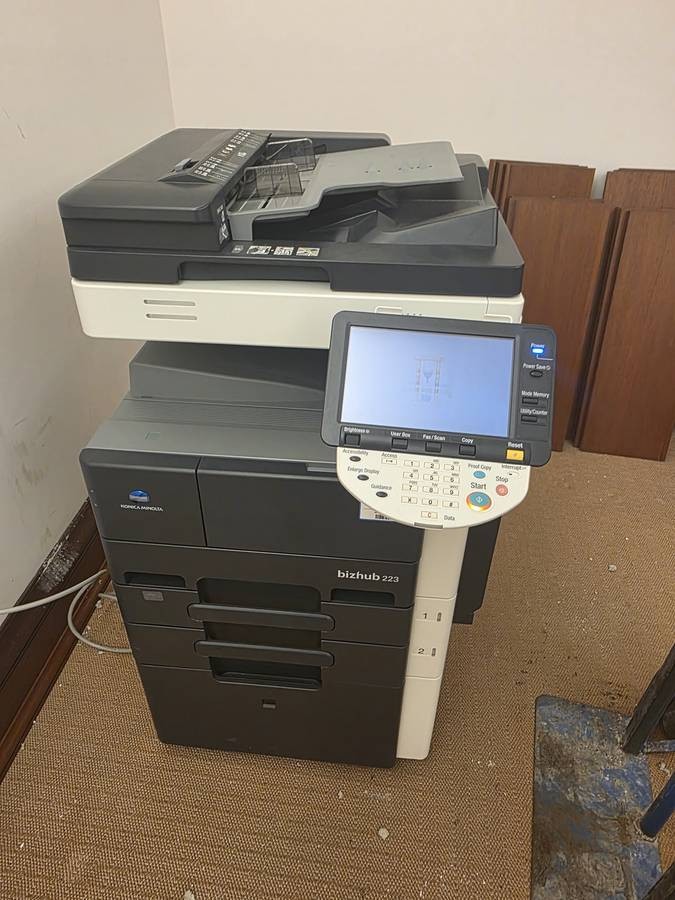 Konica Minolta Bizhub 223 Laser Mono Printer Scanner Copier A3 22PPM All-in-One