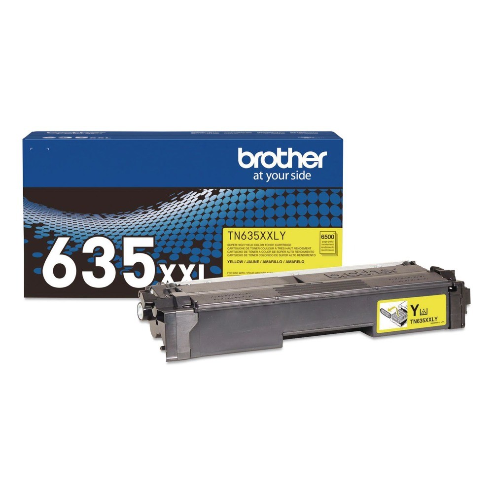 Brother TN635XXLY 6,500 Page-Yield Super High-Yield Toner – Yellow New