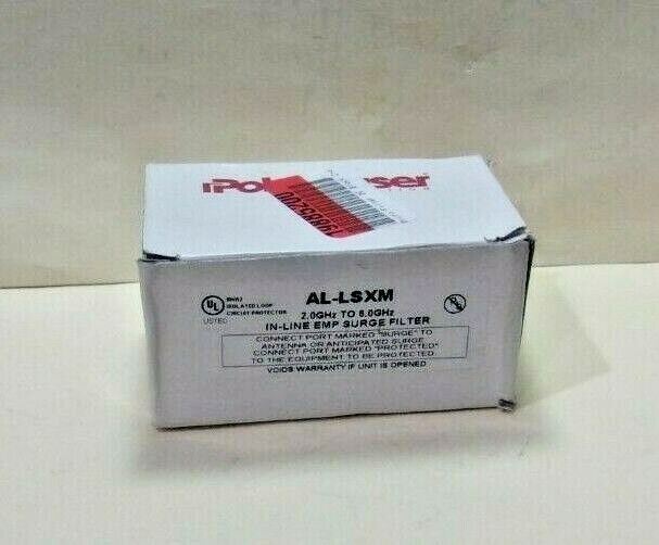 PolyPhaser AL-LSXM 2.0GHz TO 6.0GHz In Line EMP Surge Filter – New