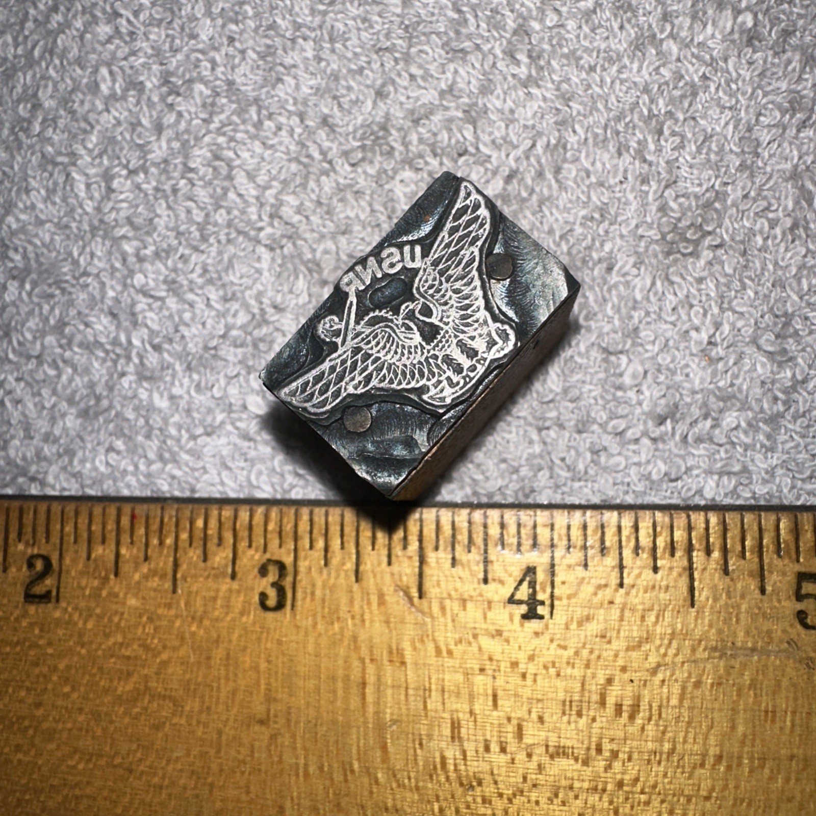 Printing Block ( USNR Majestic Eagle ) United States Navy Reserve ??￼￼