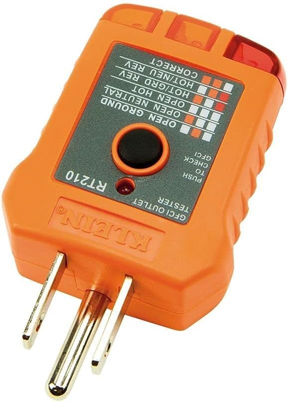 GFCI Outlet Tester for Safe & Accurate Wiring Checks – 110V Hand-Powered Tool