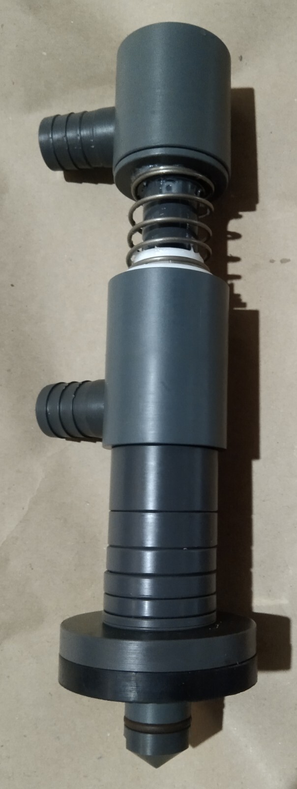 overflow fill nozzles Filler PVC corrosive chemicals PVC-U bleach Viton seals