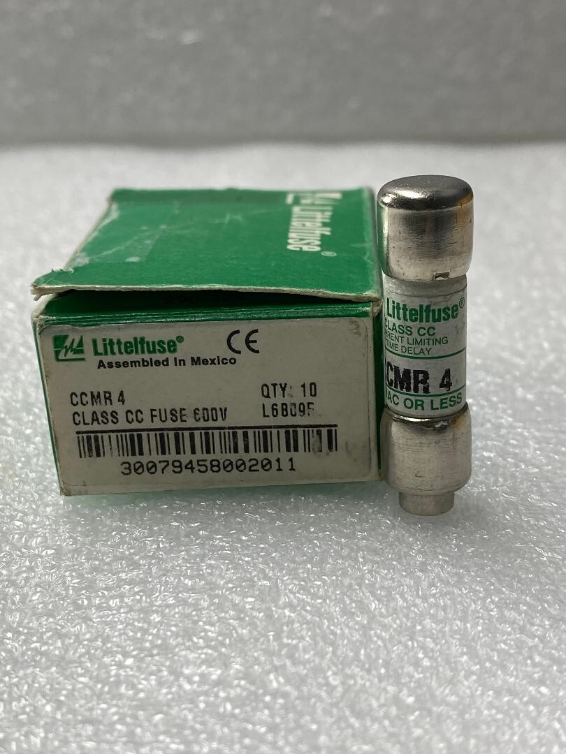 New Lot Littelfuse CCMR4 Amp Fuses LPCC 4 Class CC 600 Volt NIB