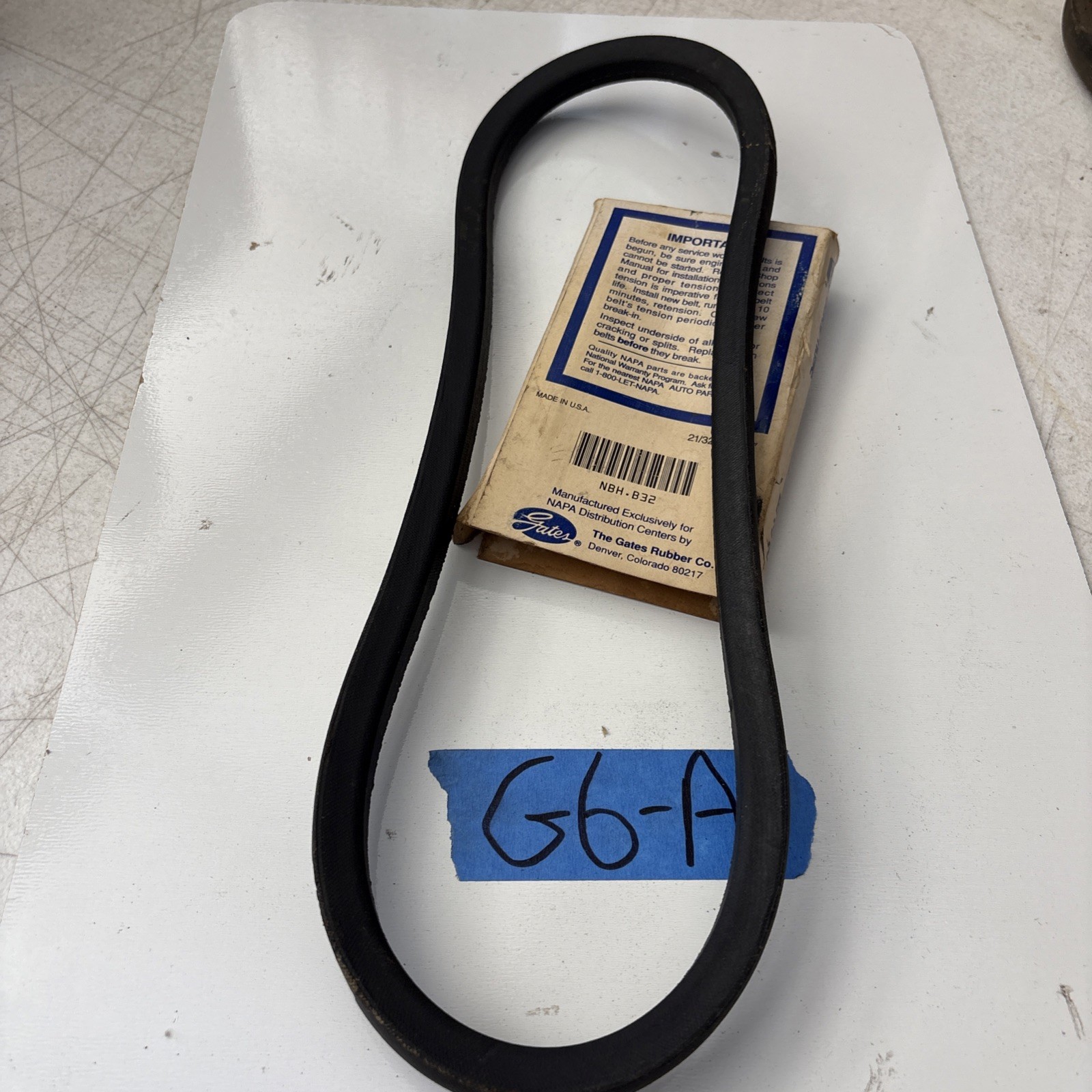 NAPA Gates B32 Accessory Drive Belt All Applicable Years International Harvester