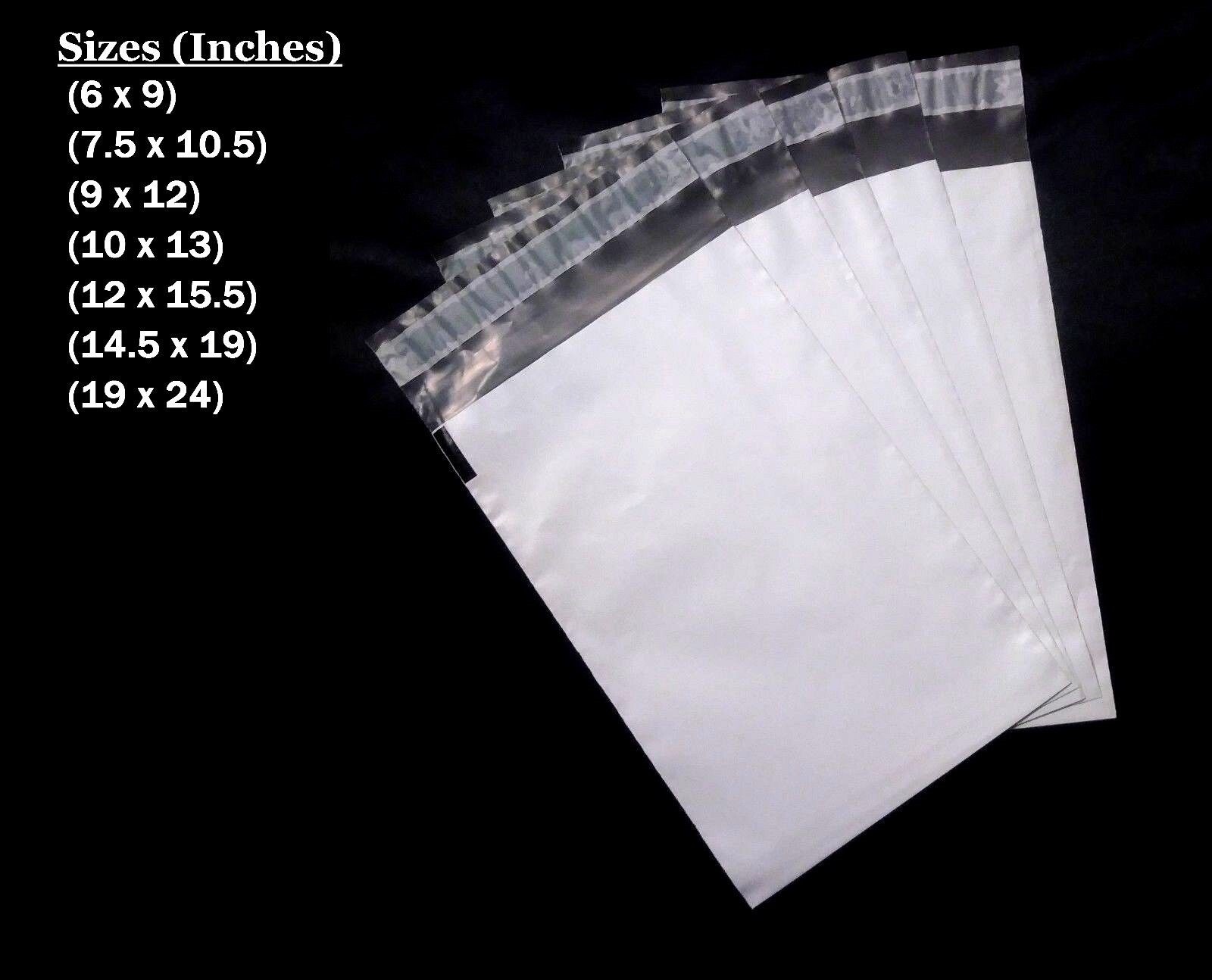 Poly Mailers Shipping Envelopes Self Sealing Plastic Mailing Bags 2.0 mil WG