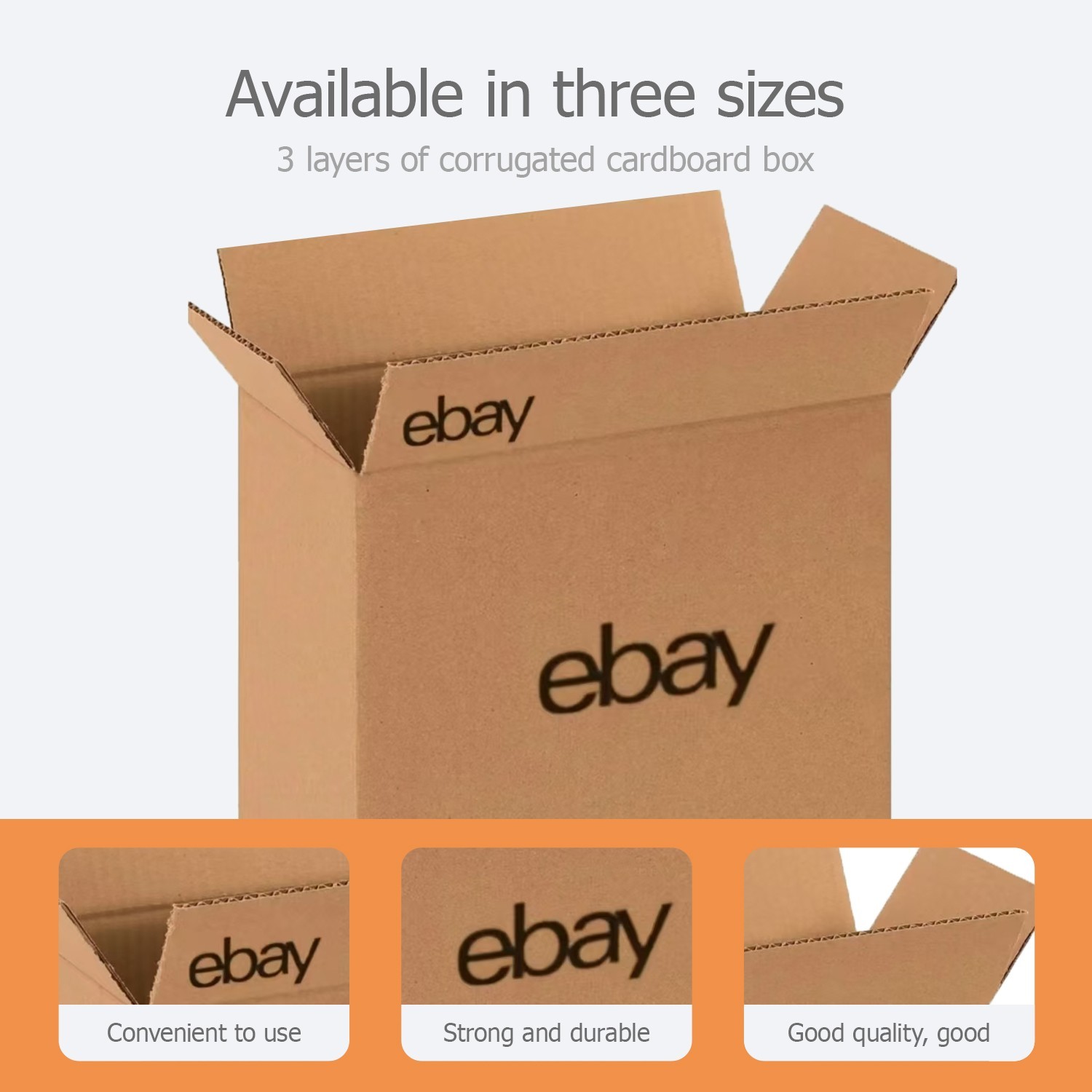 25-100 pcs 6″x4 3/4″x4 3/4″ Shipping Packing corrugated cardboard boxes ebay UL