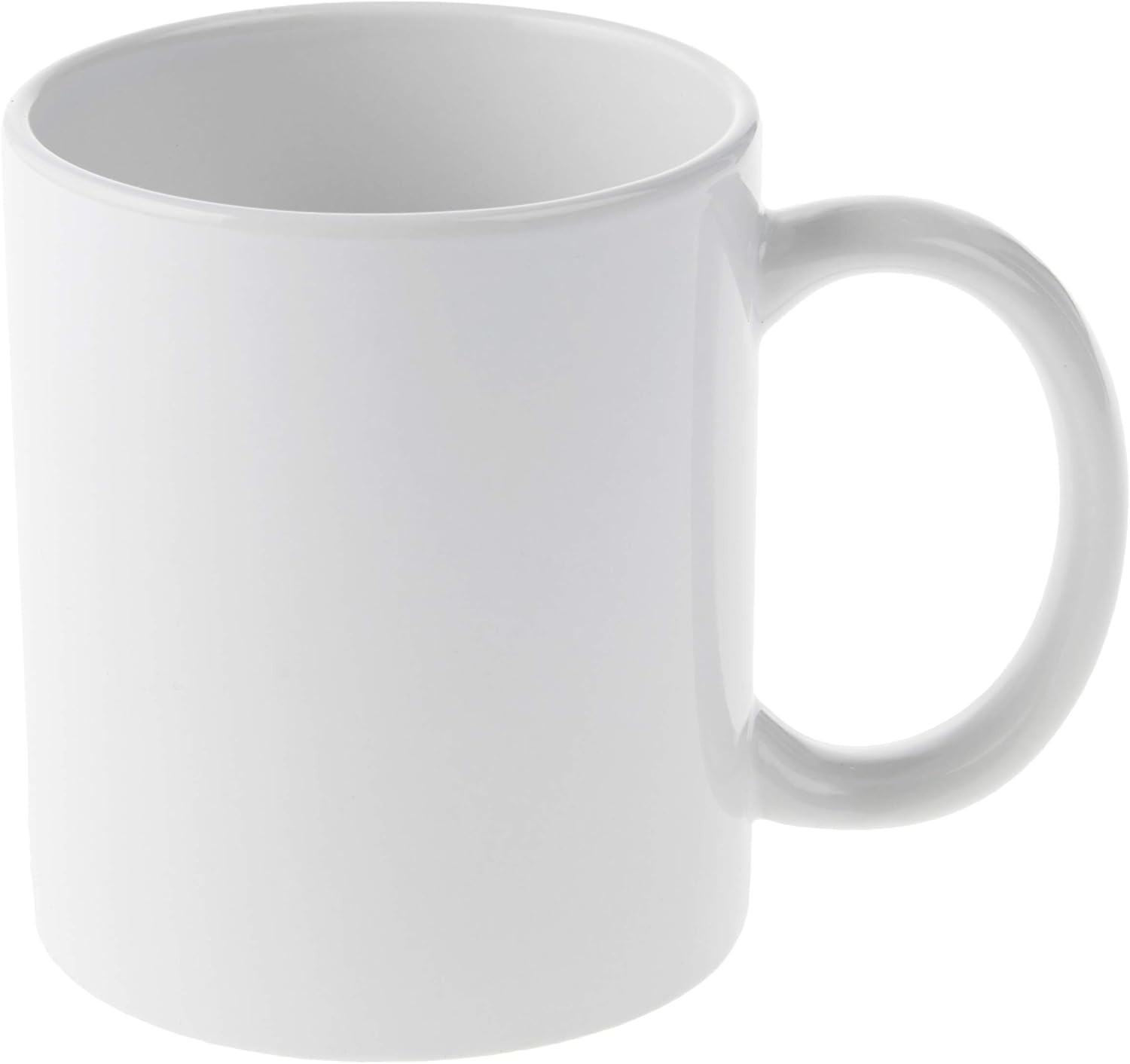 12 Oz Ceramic Sublimation Mugs – Blank & Beveled, Dishwasher & Microwave Safe…