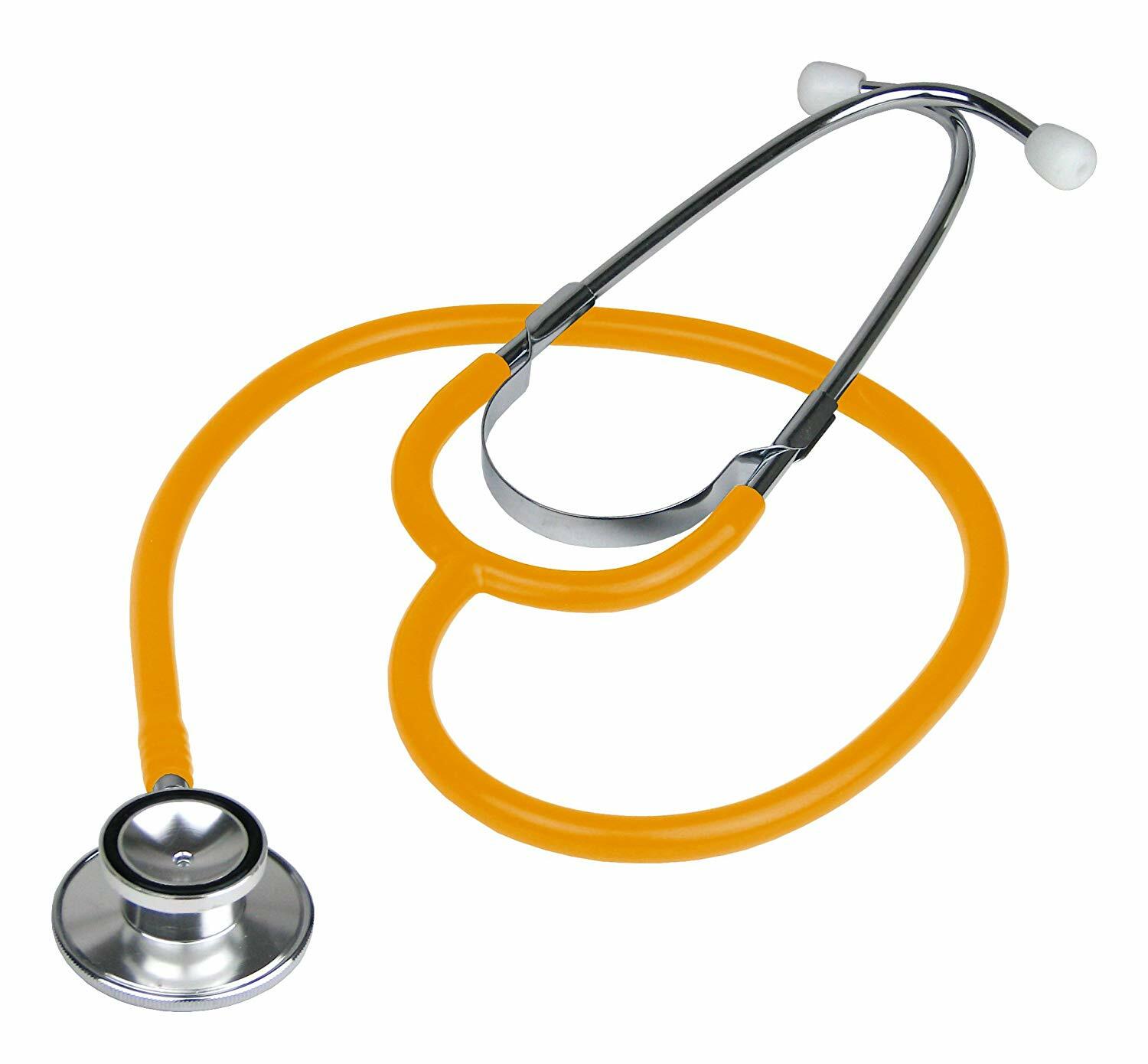 Ever Ready First Aid Dual Head Stethoscope for EMS EMT Medical Nurses – Yellow