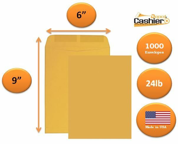 6″ x 9″ Premium Catalog (Open End) Envelope, Brown Kraft, 1000 Envelopes 2(500)