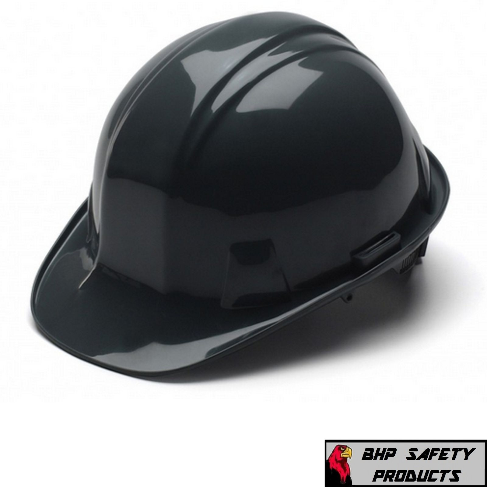 Pyramex Cap Style Hard Hat with 4 Point Ratchet Suspension, Black HP14111