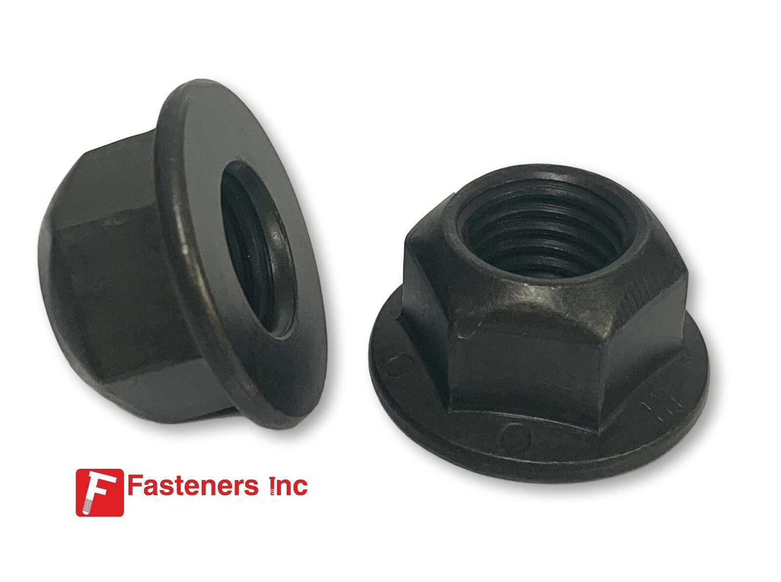 (Choose Qty) 1/2-13 Grade G (Hardened) Flange Locking Nut Black Phos Oil 1/2″