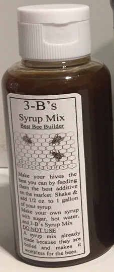 MONEY BACK GUARANTEE! 1 bottle of 3-B’s Syrup Mix Additive FEED YOUR BEES NOW!