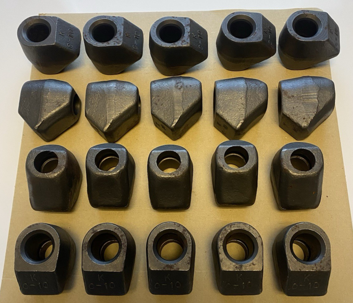 NEW KENNAMENTAL C-10 ROCK AUGER TOOTH POCKETS / MADE IN THE UNITED STATES