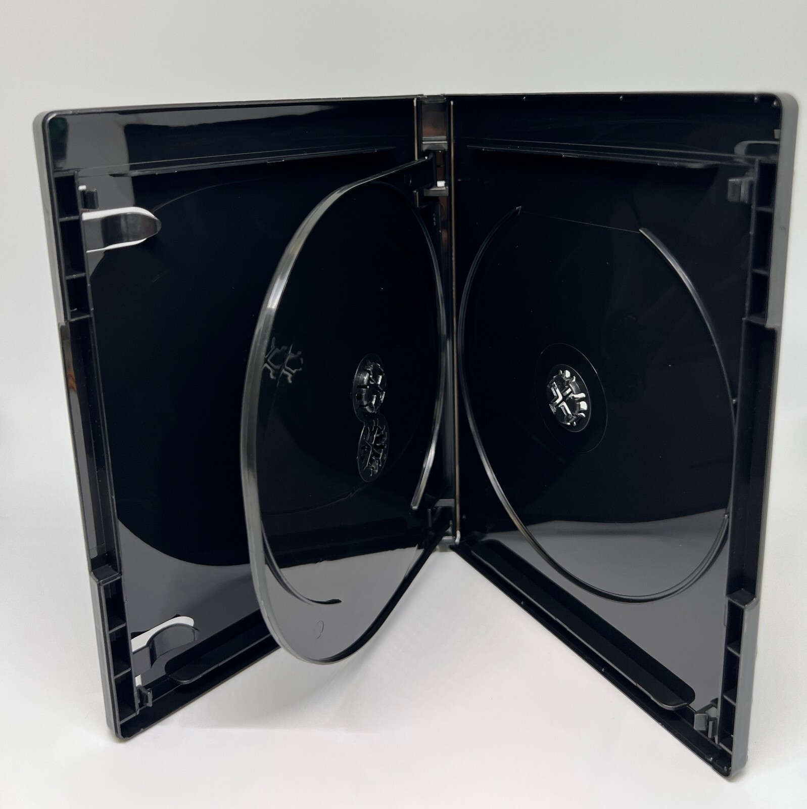 NEW! 10 14MM 4K ULTRA HD 3 – BLURAY CASE, DVD CASE WITH CLIPS, BLACK, QJ300