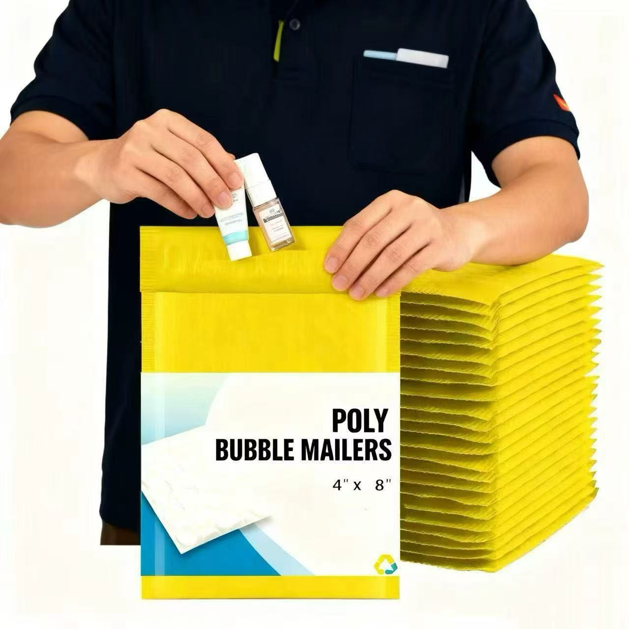 4×8 4″ x 7″ Color Poly Bubble Mailers Shipping Mailing Padded Bags Envelopes
