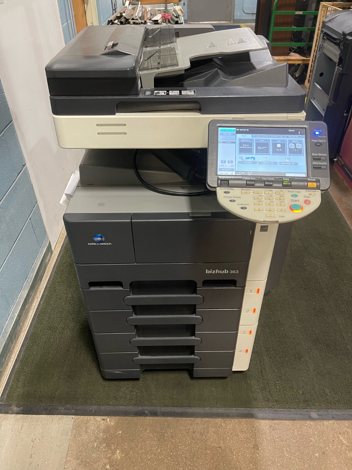 Konica Minolta Bizhub 363 Laser Mono Printer Scanner Copier A3 36PPM All-in-One
