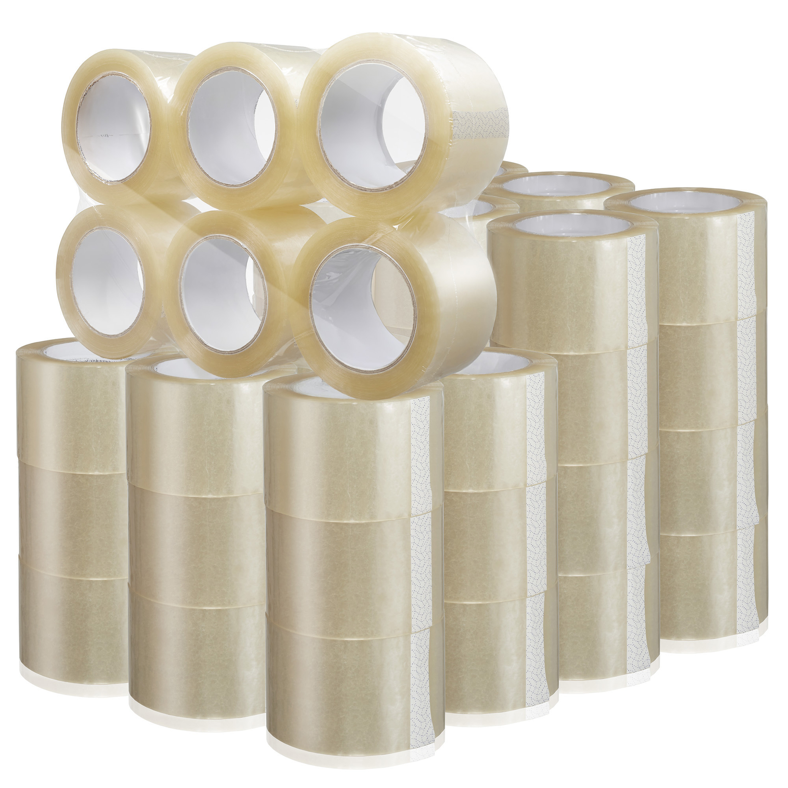 48 Rolls 3″ Extra-Wide Clear Packing Shipping Tape 110 yds/330′ ea – 2mil