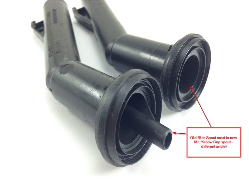 3 – Blitz Gas Can Nozzle Spouts Rings Caps Replacement Vintage 900092 900302 NEW