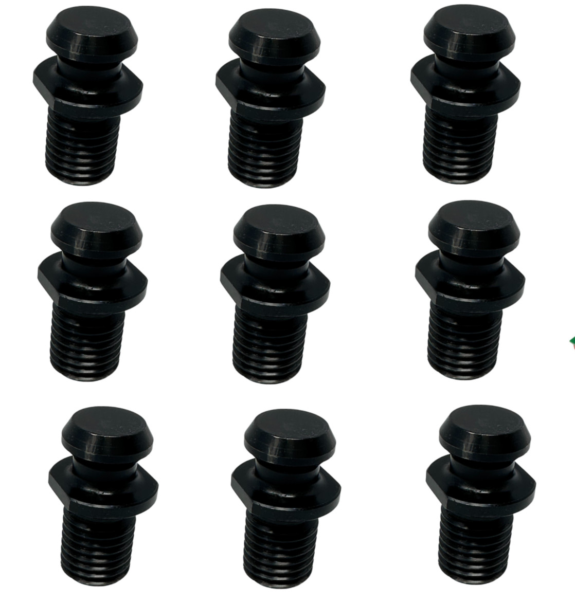 Lot of 9 – Generic Does Not Apply – Retention Knob/Pull Stud 2.29″ L 0.98″ Head