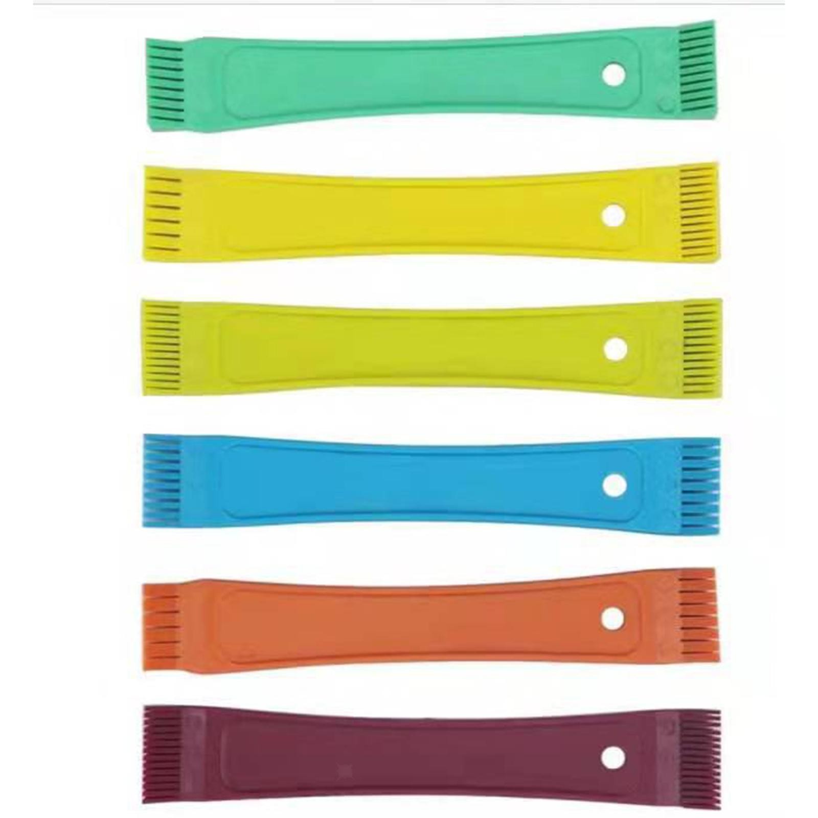 Colored Comb Straightener Fcr6 Comb Repair Clean Brush Set