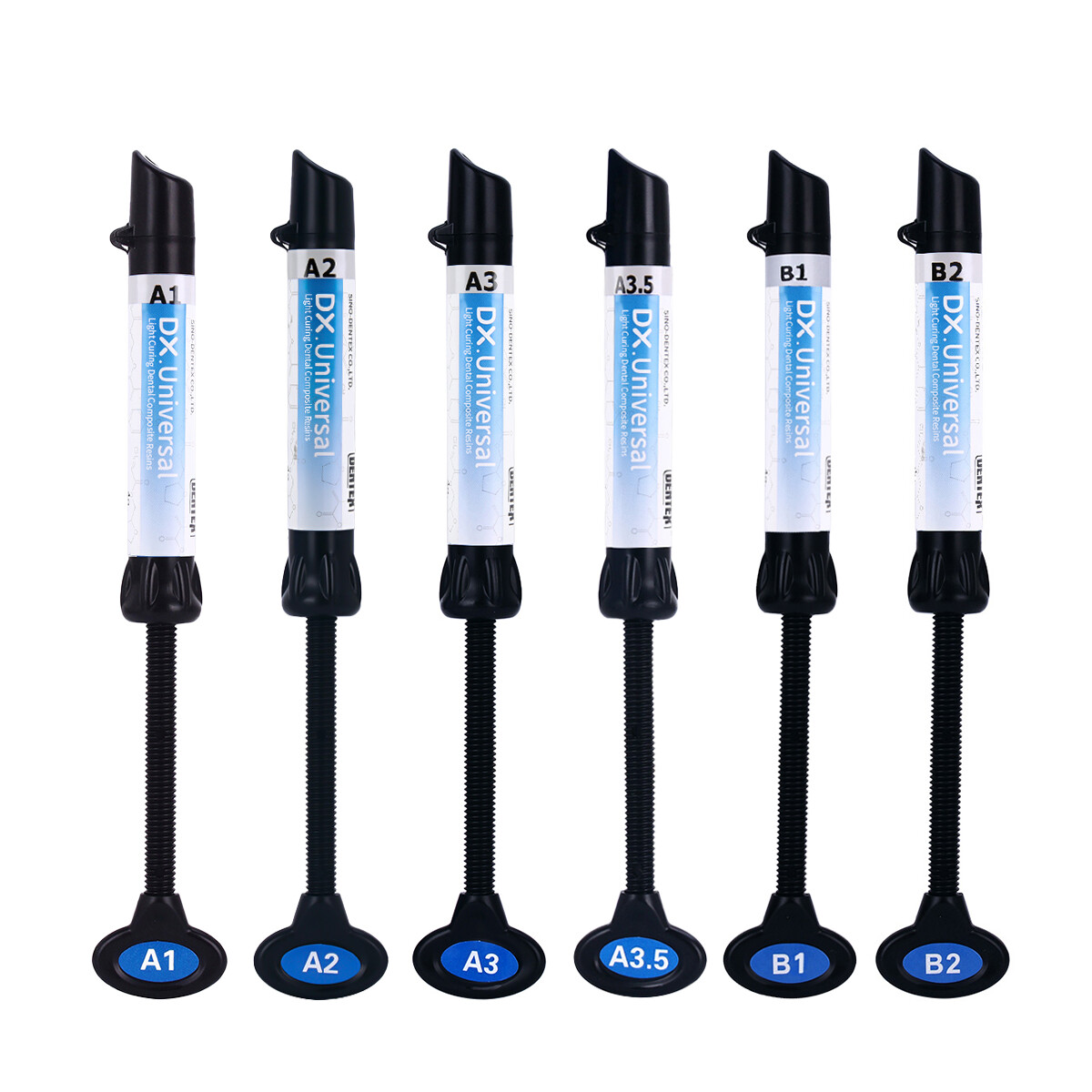 Dental Universal Light Cure Composite Veneer Teeth Resin SyringeA1 A2 A3 A3.5 B1