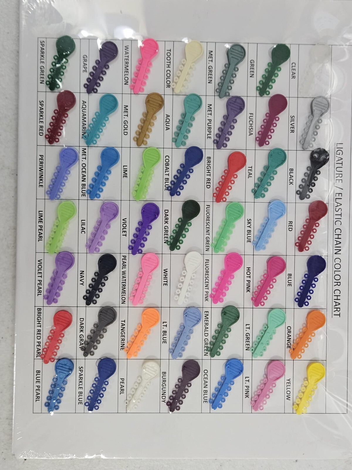 ELASTIC LIGATURE MINI TIES ( 1.000 PCS ) Latex free Orthodontic Made un USA
