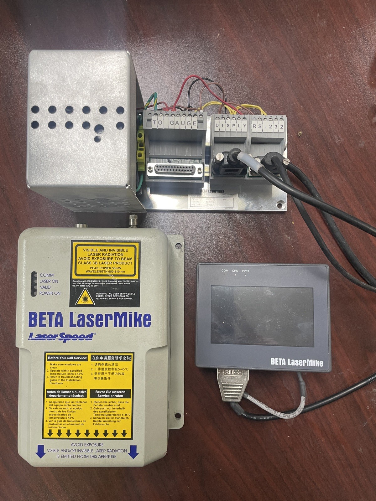 BETA LaserMike 4000-303 w/RedLion MODEL G304K20U & DB25 PSU