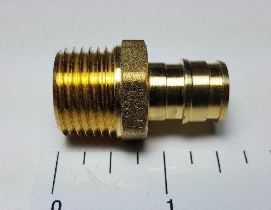 10 PC 1/2″ PEX A X 1/2″ MALE NPT PEX EXPANSION ADAPTER F1960