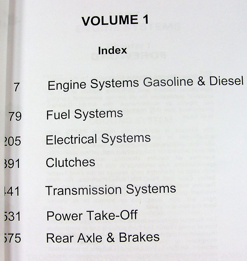 Ford 5600 6600 6700 7600 7700 Tractor Service Manual Technical Repair Shop
