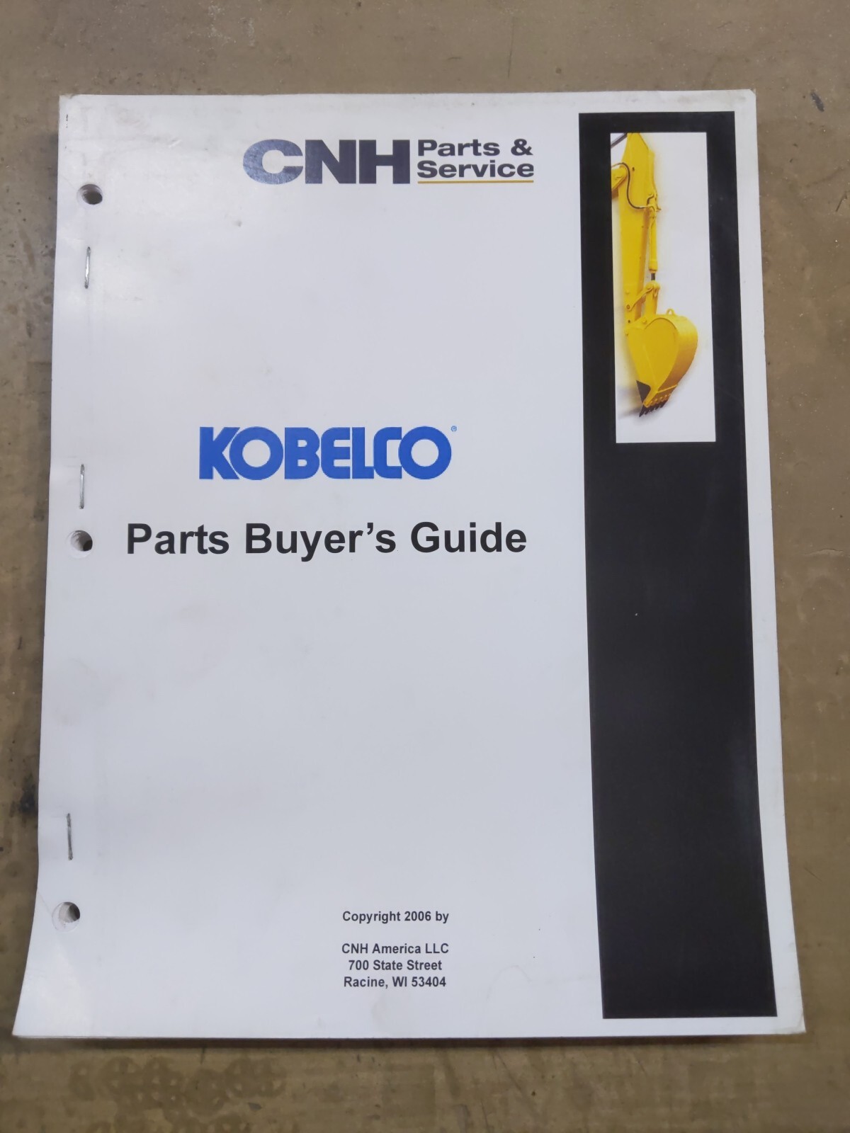 CNH Parts & Service Kobelco Parts Buyer’s Guide