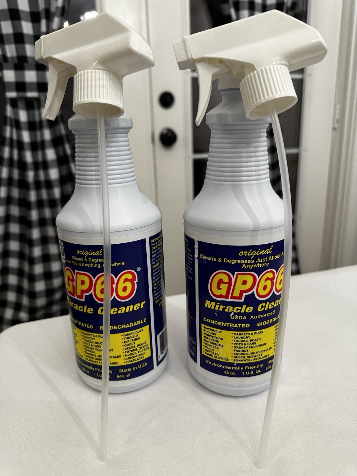 GP66 Miracle Cleaner Heavy Duty Degreaser 2-32 Oz USA Made Environment Friendly