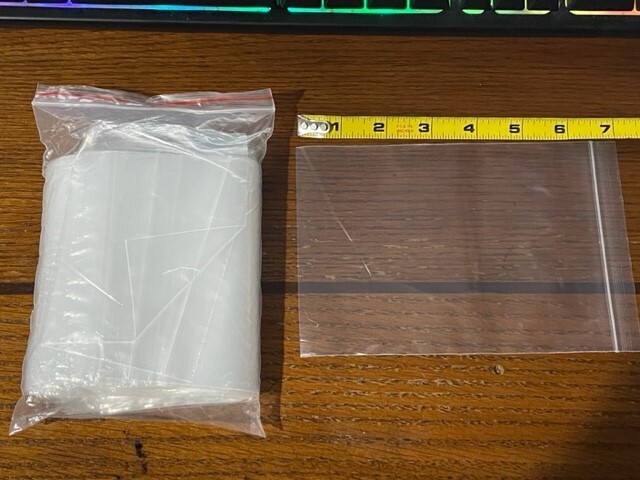 100 Clear Plastic 3.5″x7.0″ 1MIL ziplock Re-closable PolySeal Bags Coins/Jewelry
