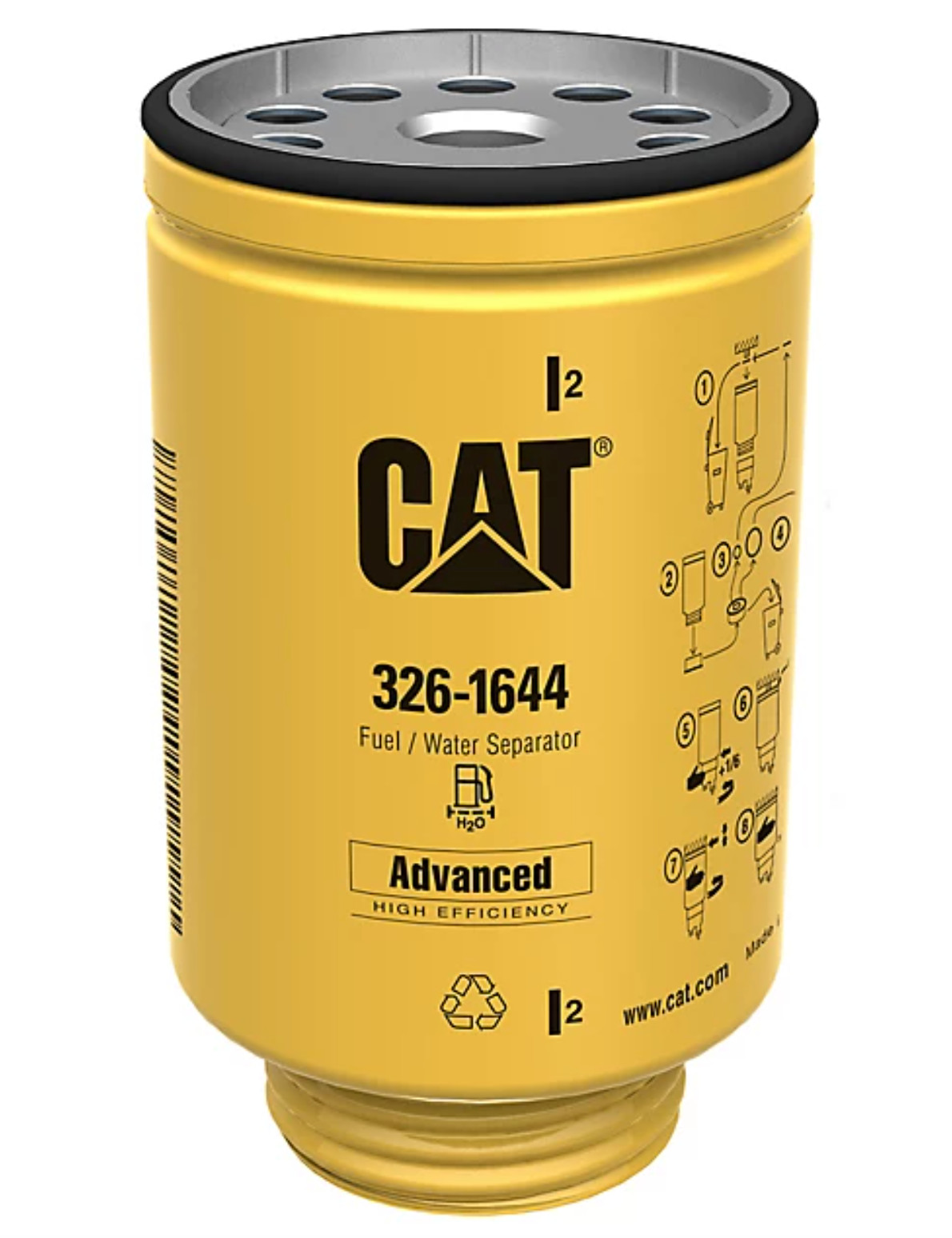 Genuine Caterpillar / CAT 326-1644 3261644 Fuel Water Separator FREE SHIPPING