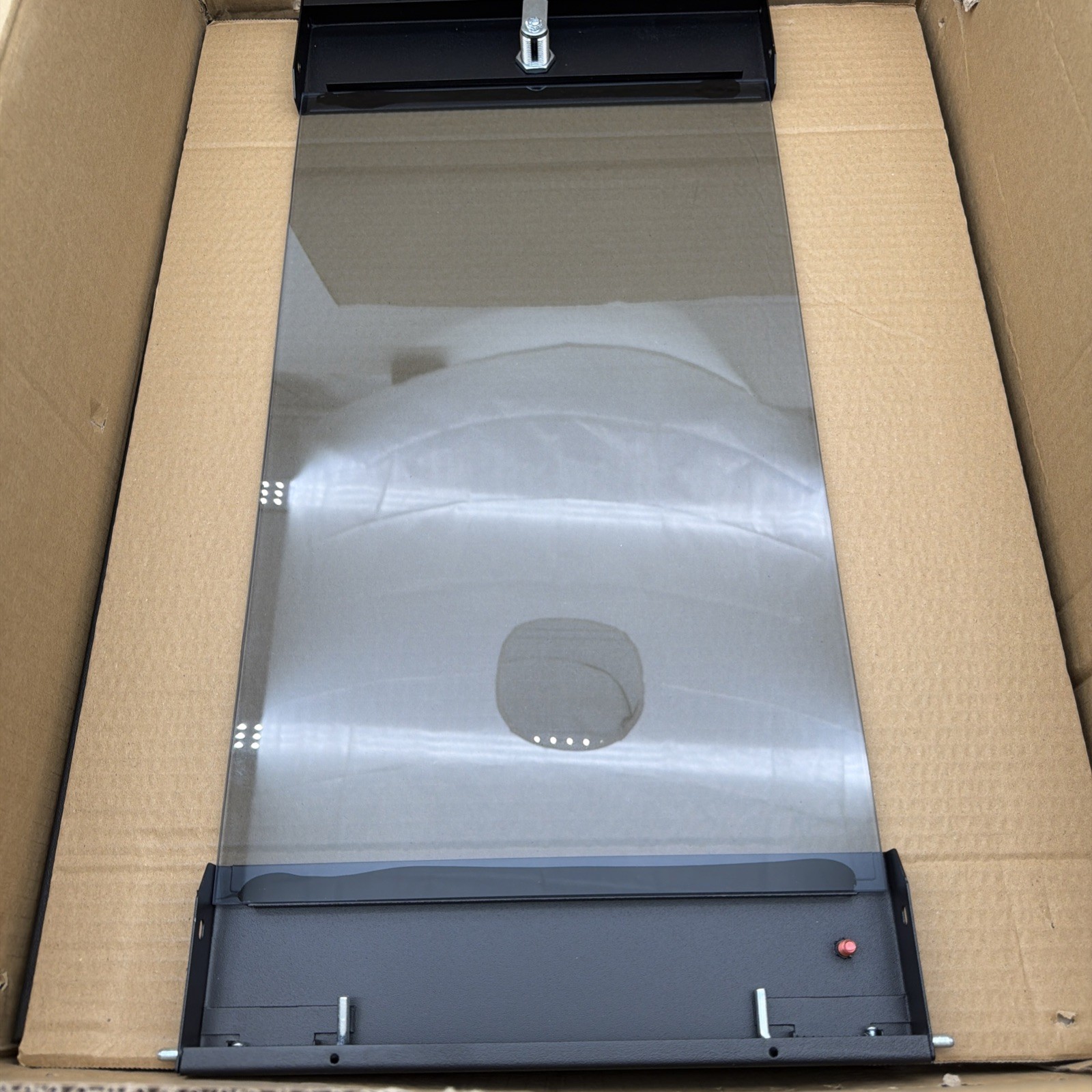 NETECABLE 6U Wall Mount Network Cabinet Rack Enclosure Glass Door