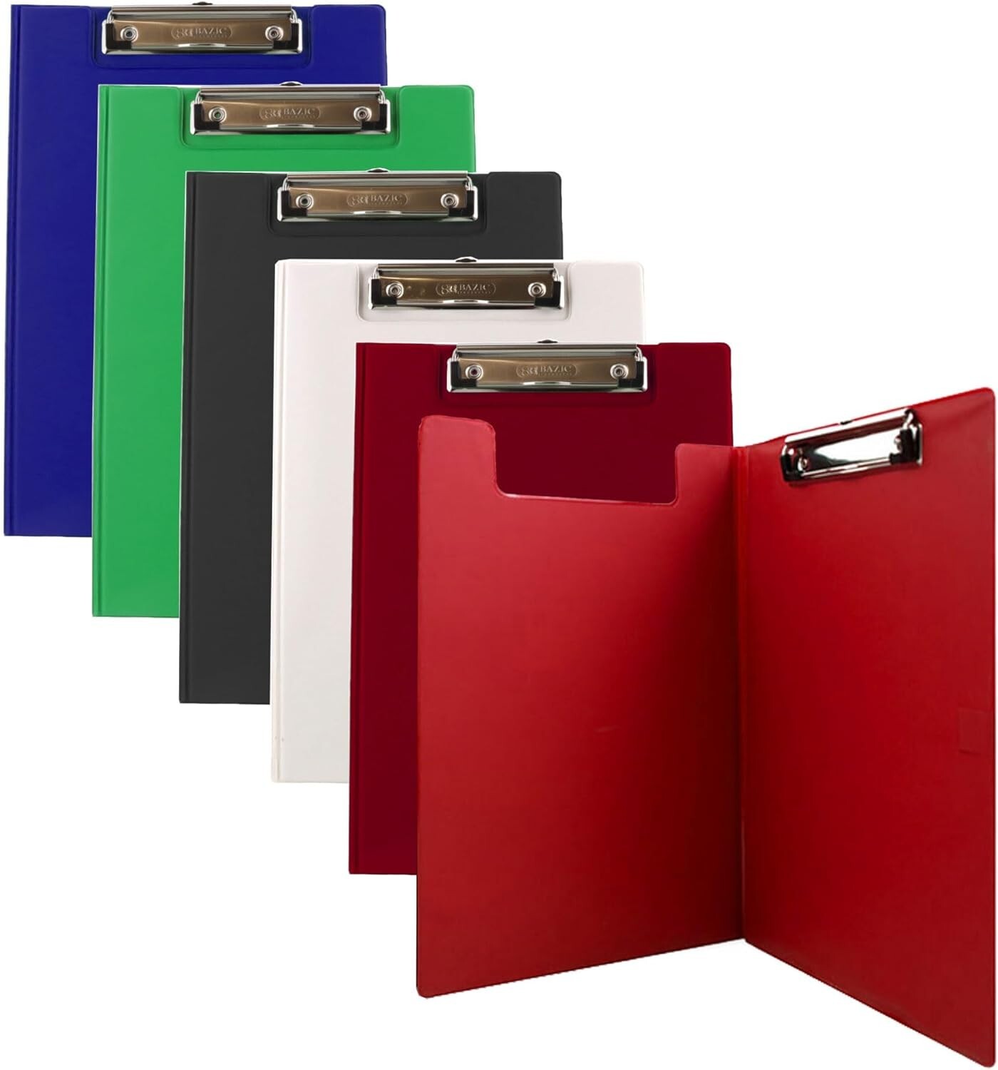 Clipboard PVC Standard Clipboards Low Profile Clip Flip Cover A4 – Random Color