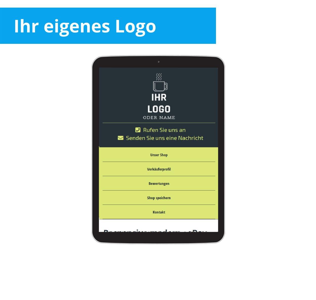 eBay template HTML mobile optimized eBay template responsive modern + editor