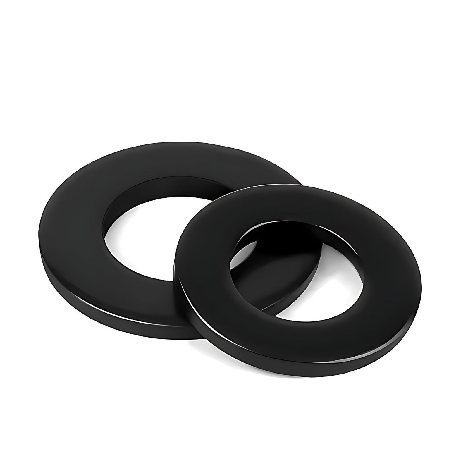 M2,M3,M4,M5,M6,M8,M10,M12-M24 PLASTIC WASHER NYLON METRIC FLAT Washers Black