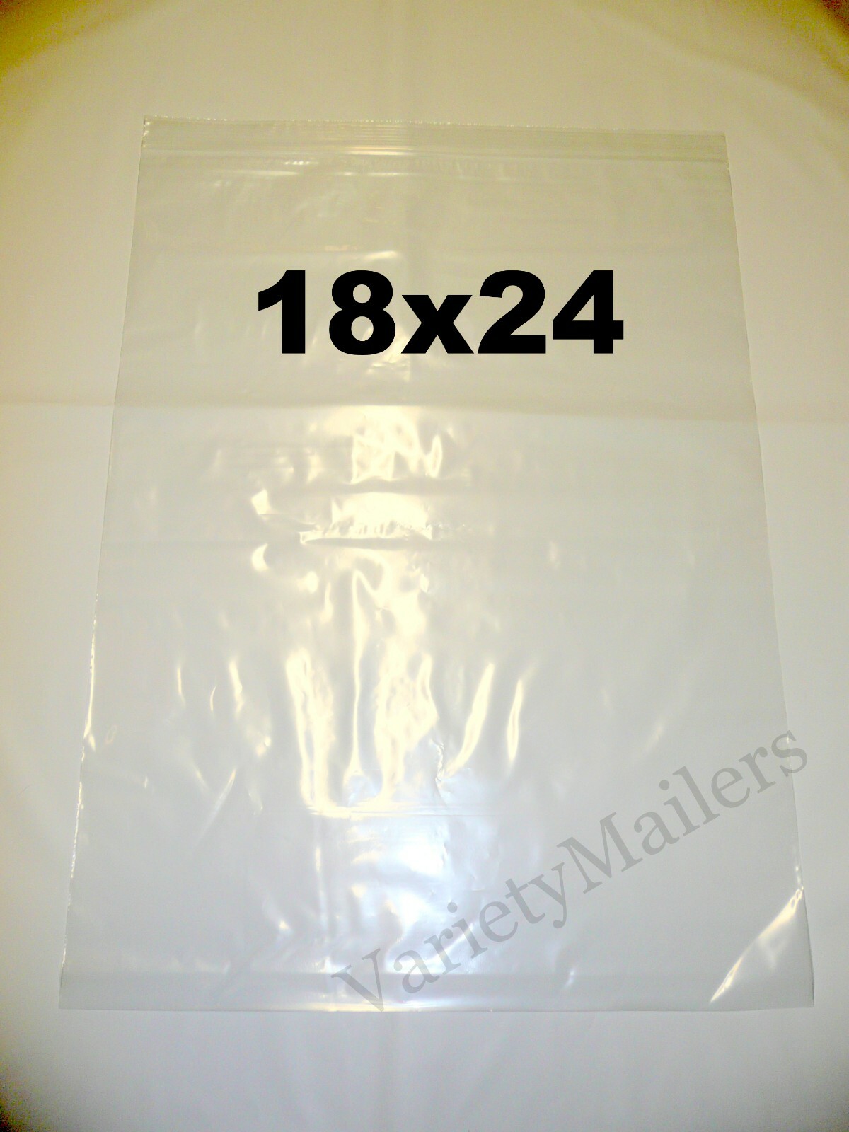 8 Reclosable Plastic Storage Bags 18»x 24» Clear 2 Mil LARGE Zip-Top Bags
