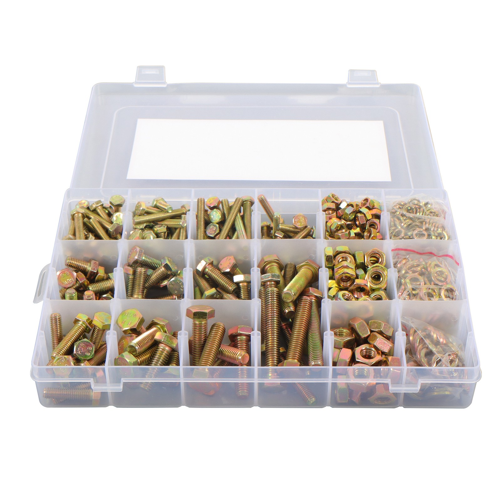 775PCS Grade 8.8 Alloy Steel M6 M8 M10 Bolts and Nuts Assortment Kit Metric Hex