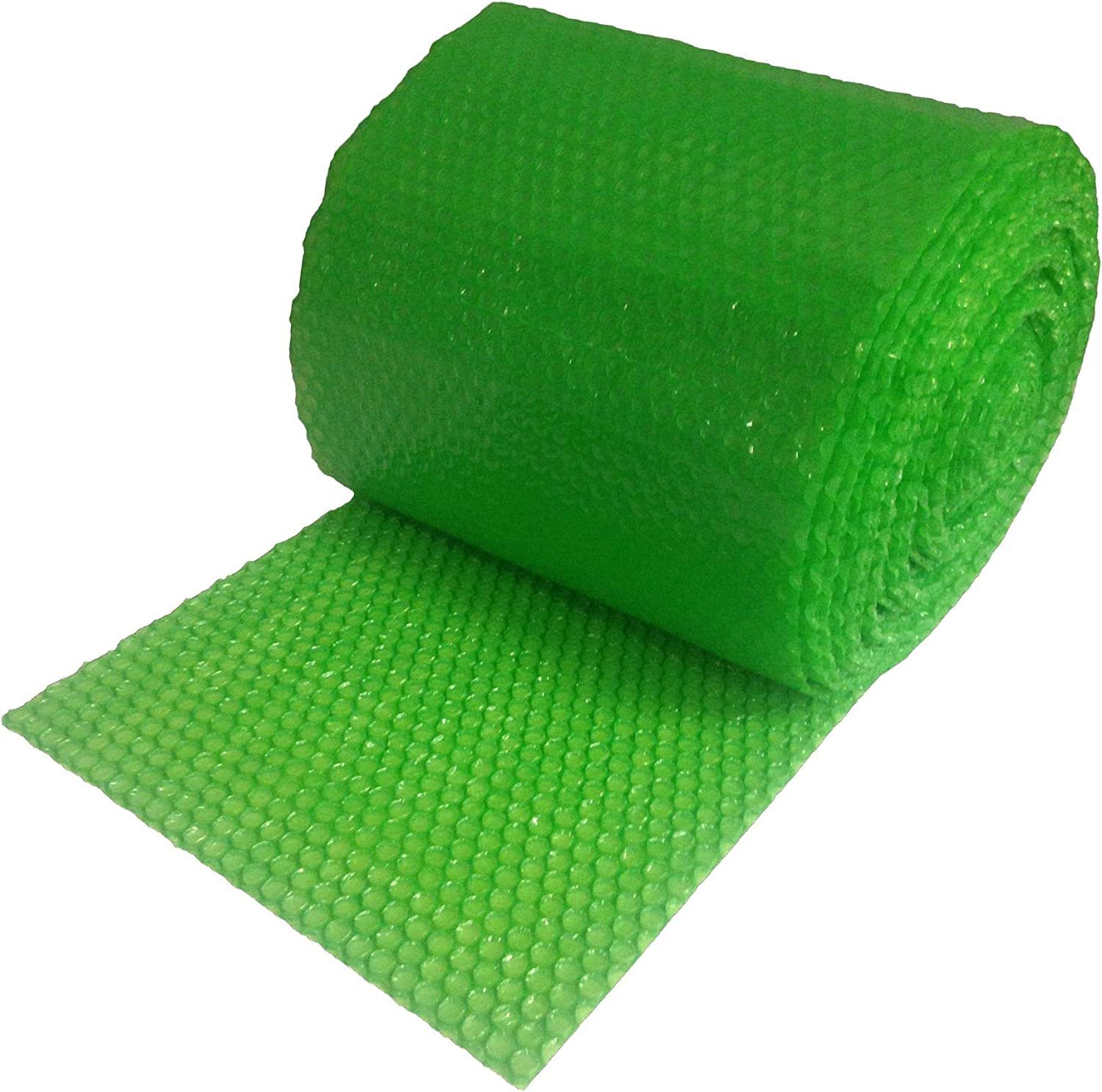 Recycled Small Bubble Cushioning Wrap Padding Roll 50′ x 12» Wide 50FT Green