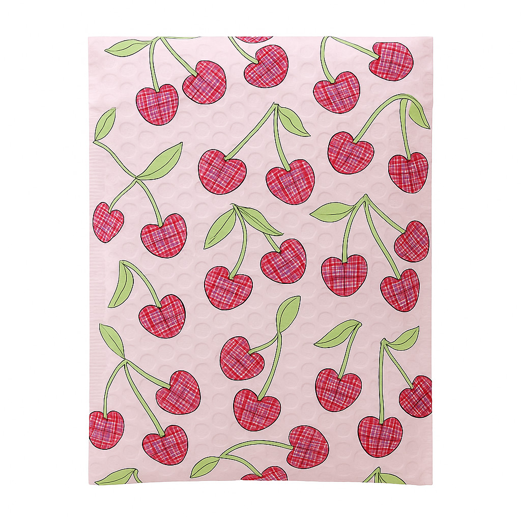 Disco Cherry Poly Bubble Mailers 6.5×10 Padded Shipping Envelopes Self Seal
