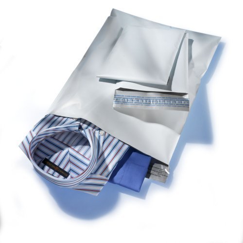 100 12X15.5 White Poly Mailer Self Sealing Shipping Envelopes Bags 12”X15.5” #5