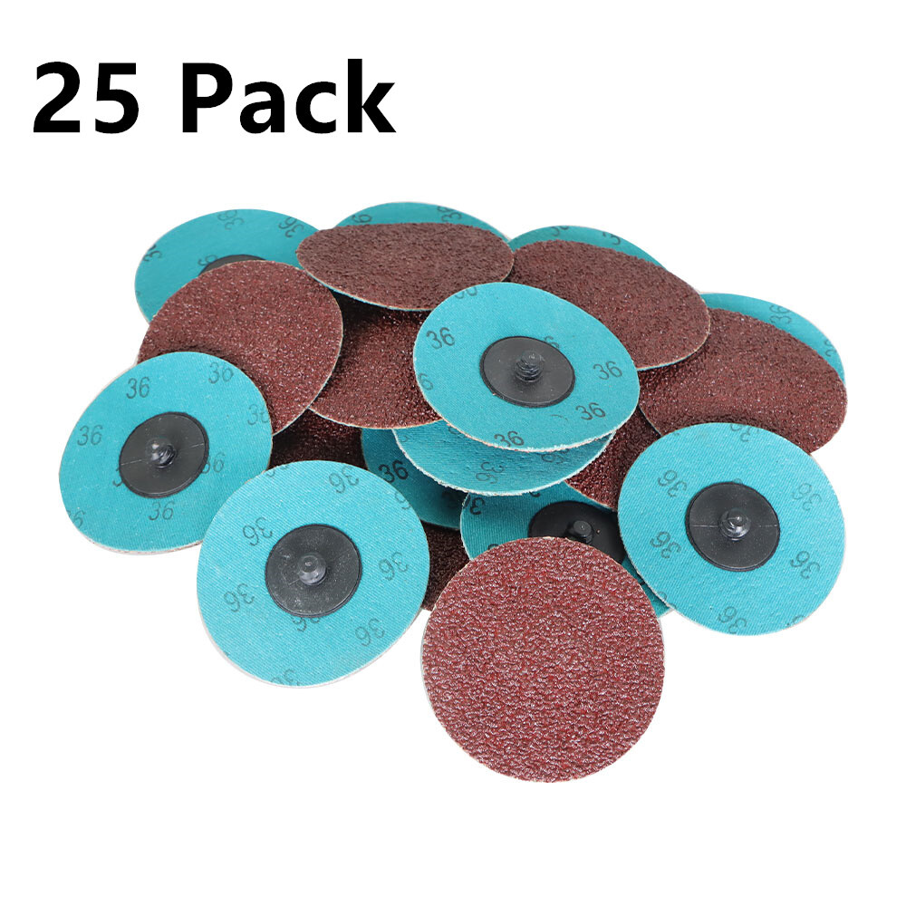 36 Grit 3 Inch Aluminum Oxide Roll Lock Die Grinder Sanding Grinding Disc US