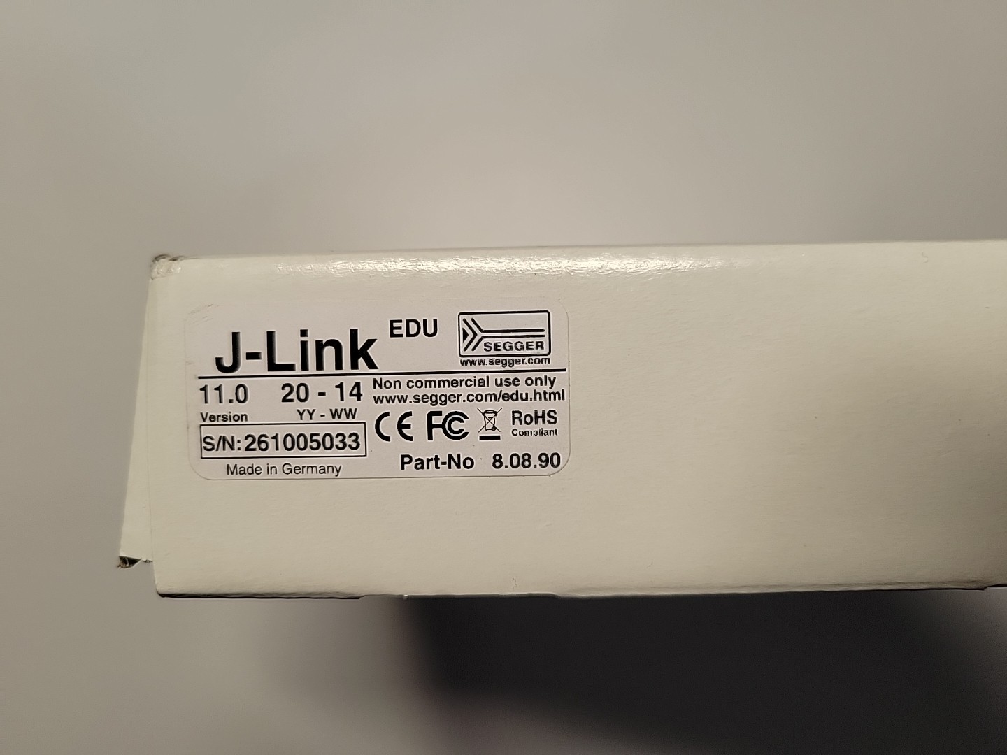 Segger J-Link EDU 11.0